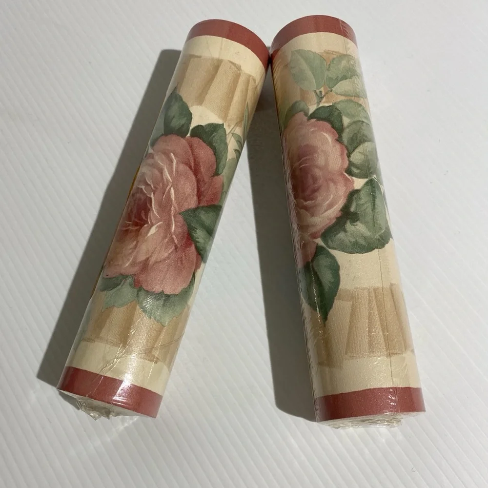 Wall Borders Rose Floral Ivy Fruit Basket Art Home Decor Set Bundle Lot 12 Pc